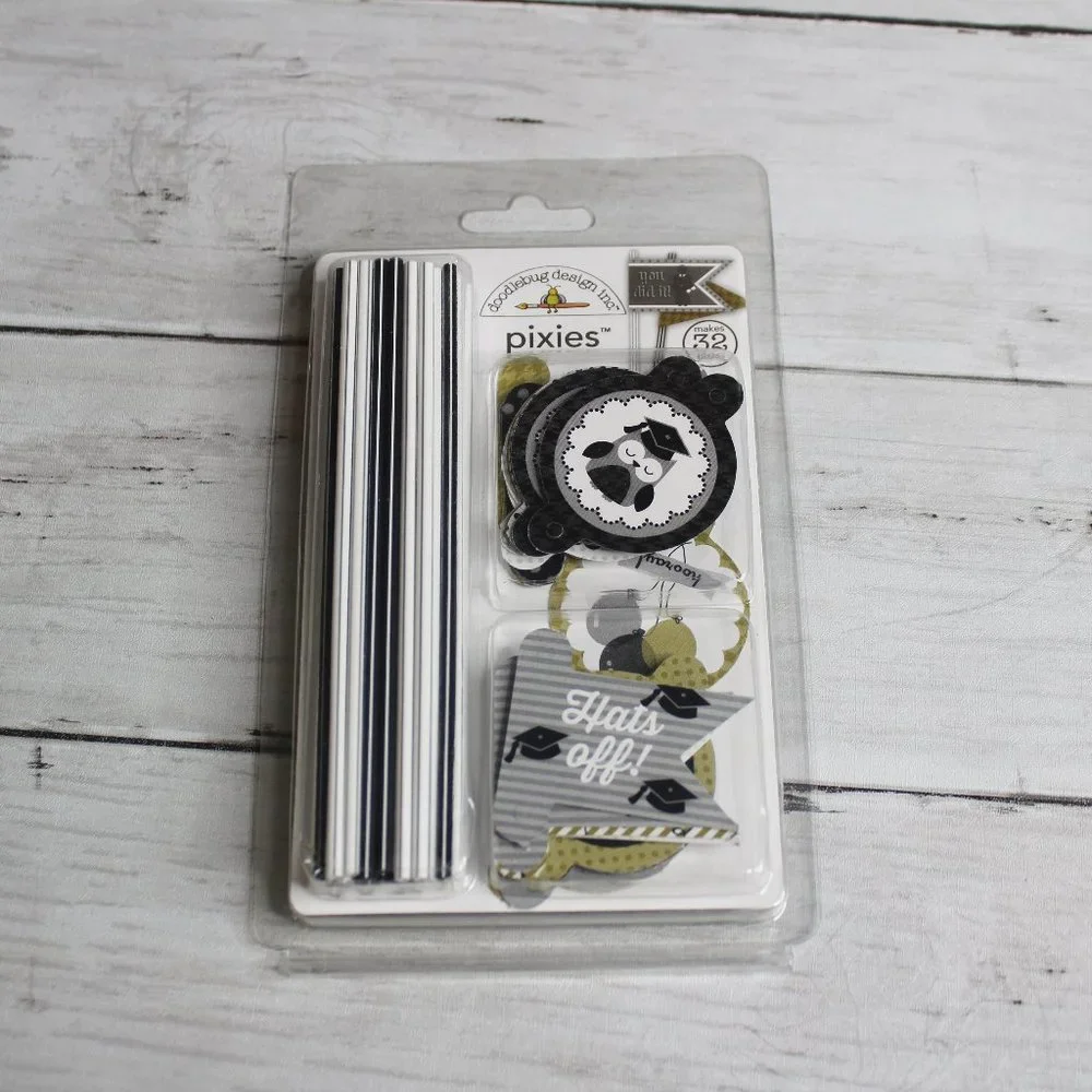 Pixies Graduation Cupcake Picks Scrapbook Congratulation Party Favors